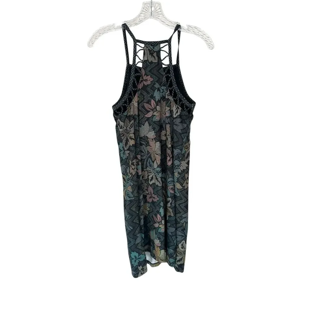 PrAna Green Yellow Ardor Yoga Comfortable Square Neckline Racerback Dress Small‎ - Picture 8 of 10